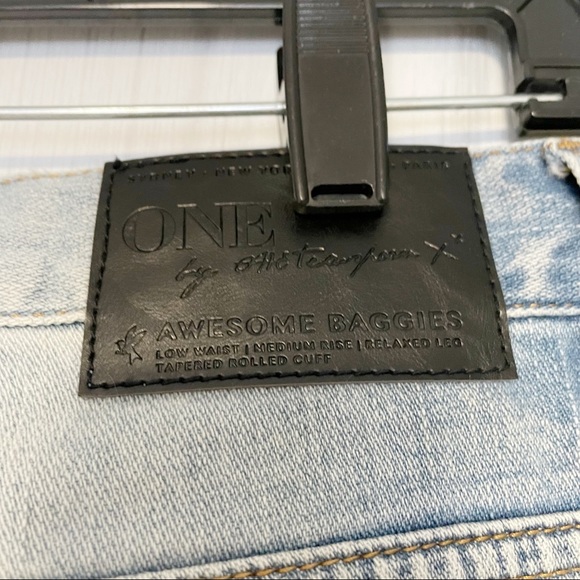 One by One Teaspoon Awesome Baggies Distressed Cuffed Jeans Size 27 - Picture 8 of 9